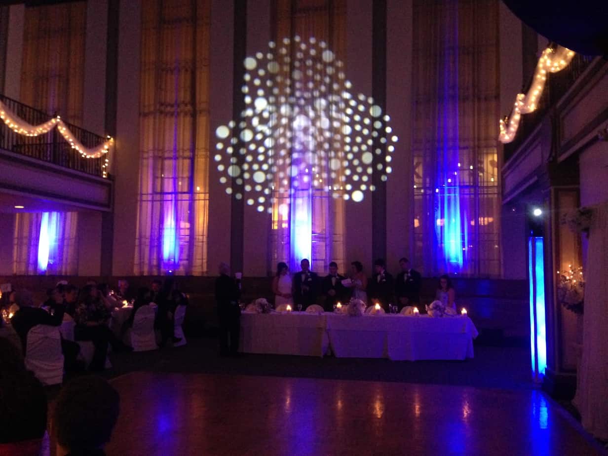 Bank Street Annex Wedding Lighting 2/1/14